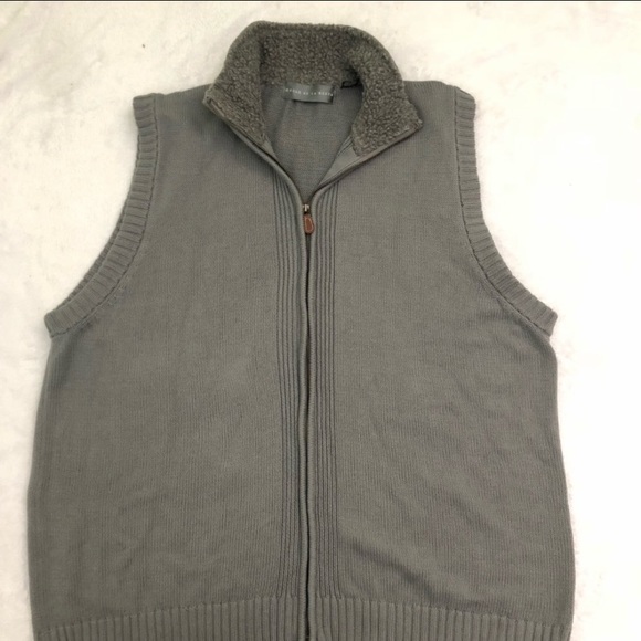 Oscar De La Renta XXL Stretch Pullover Zip Vest - Picture 2 of 4